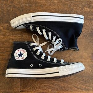 Converse Black and White High-Tops